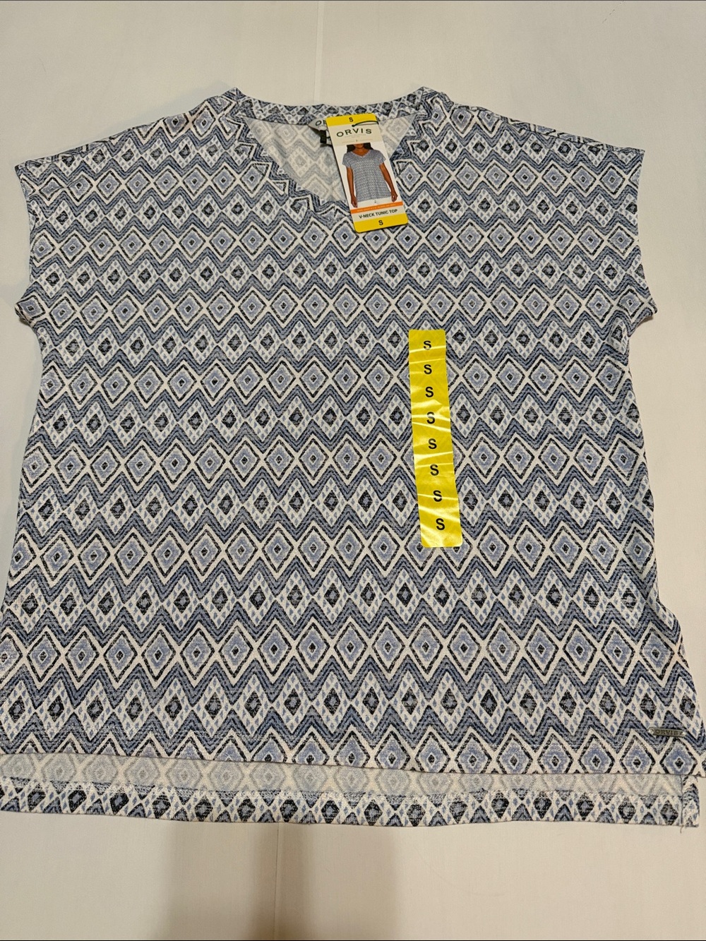 Orvis Women’s V-Neck Tunic Top size S, M, NWT - Picture 2 of 7